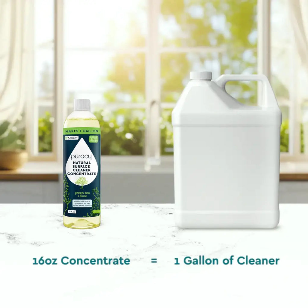16 oz concentrate equals 1 gallon of cleaner