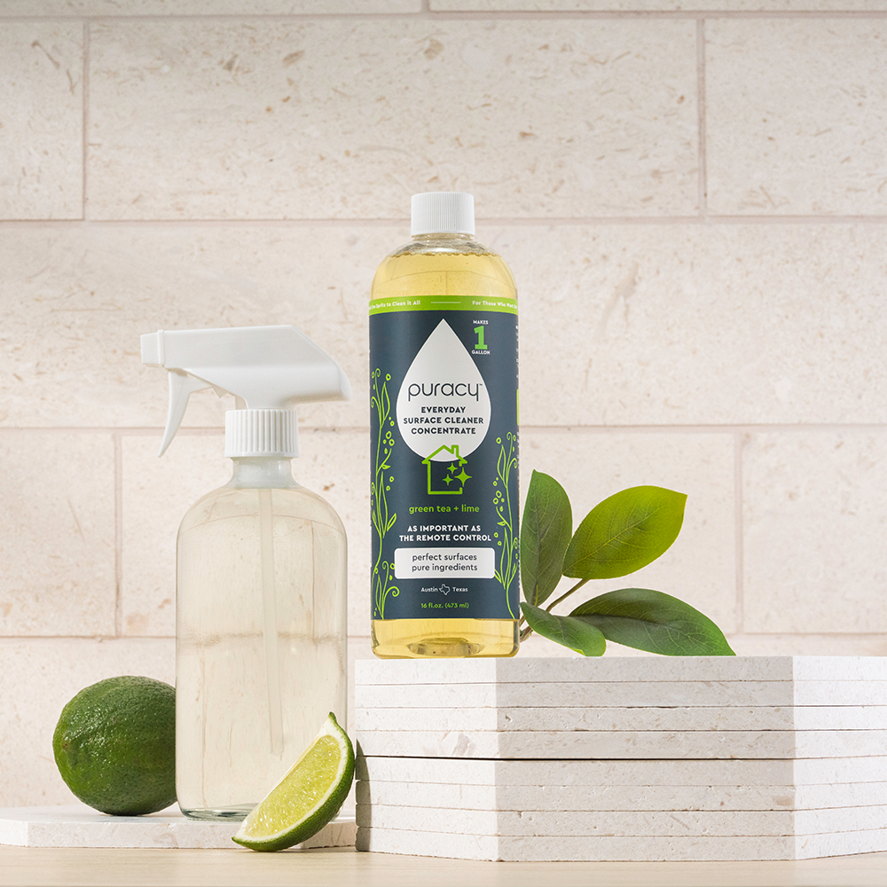 spray bottle and refill bottle of multipurpose cleaner 