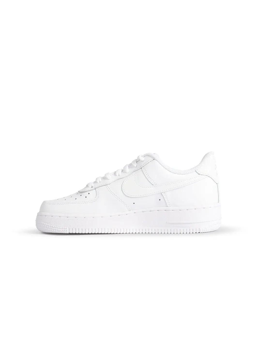 White sneaker on a white background