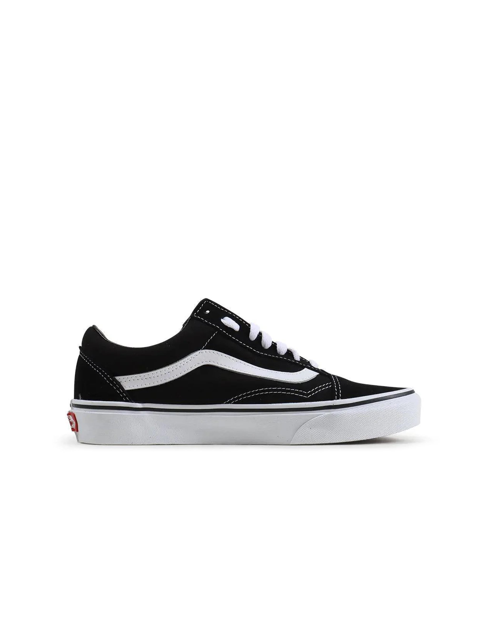 Black and white sneaker on a white background