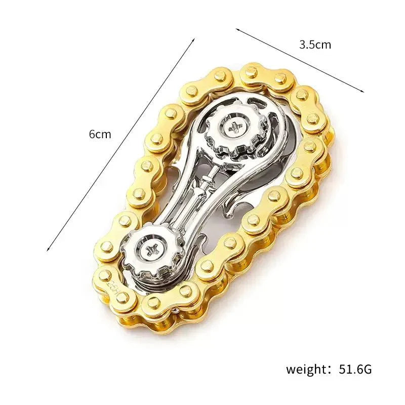 gold chain spinner with measurements