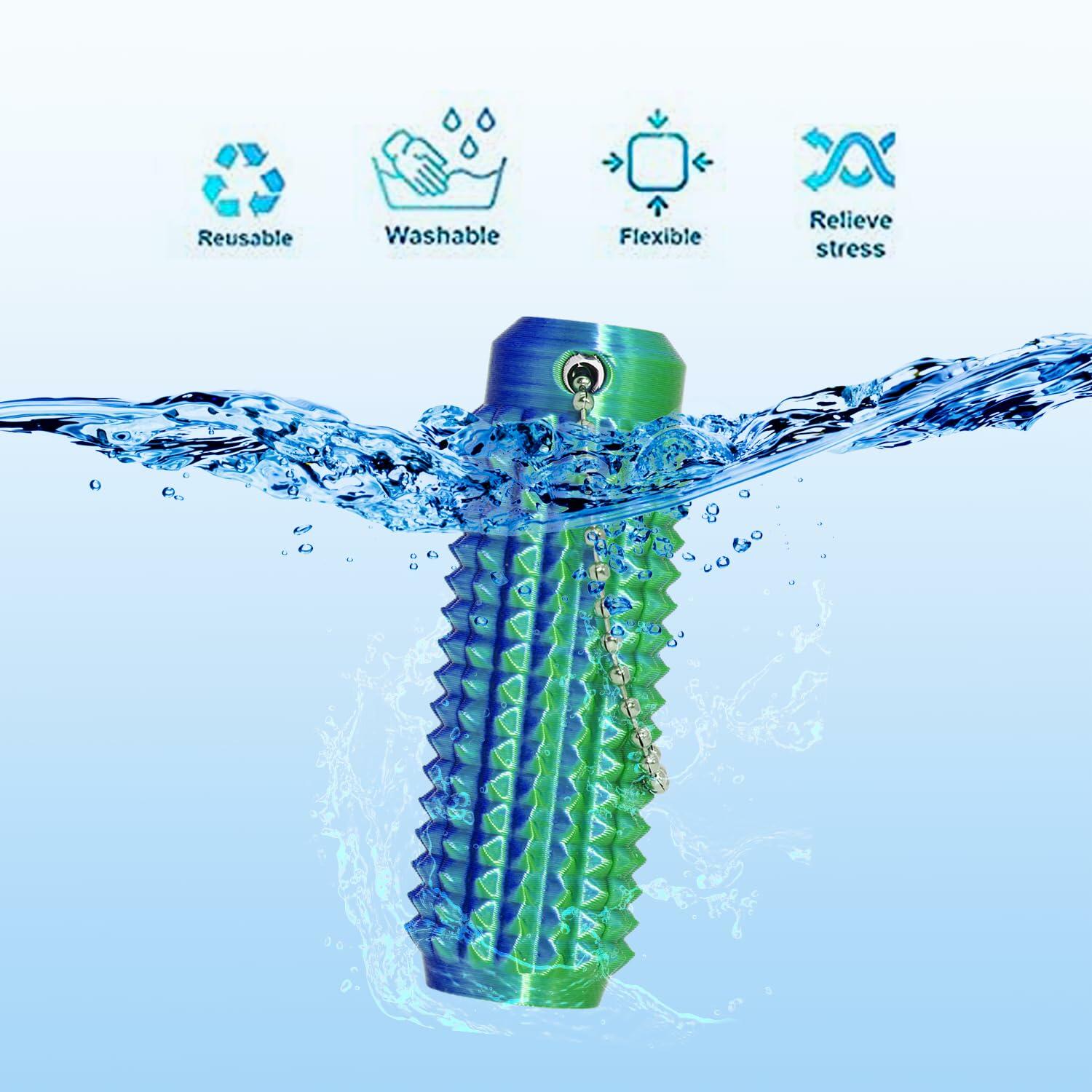 reusable, washable, flexible, relieve stress